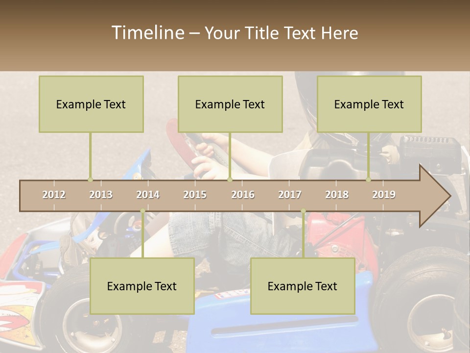 Helmet Ride Child PowerPoint Template