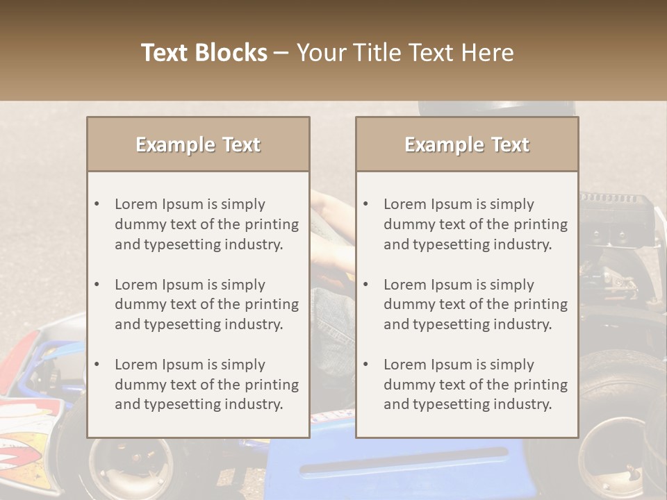 Helmet Ride Child PowerPoint Template