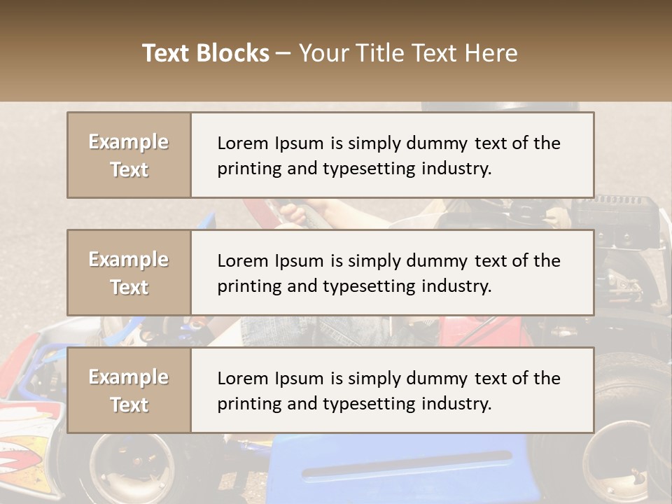 Helmet Ride Child PowerPoint Template