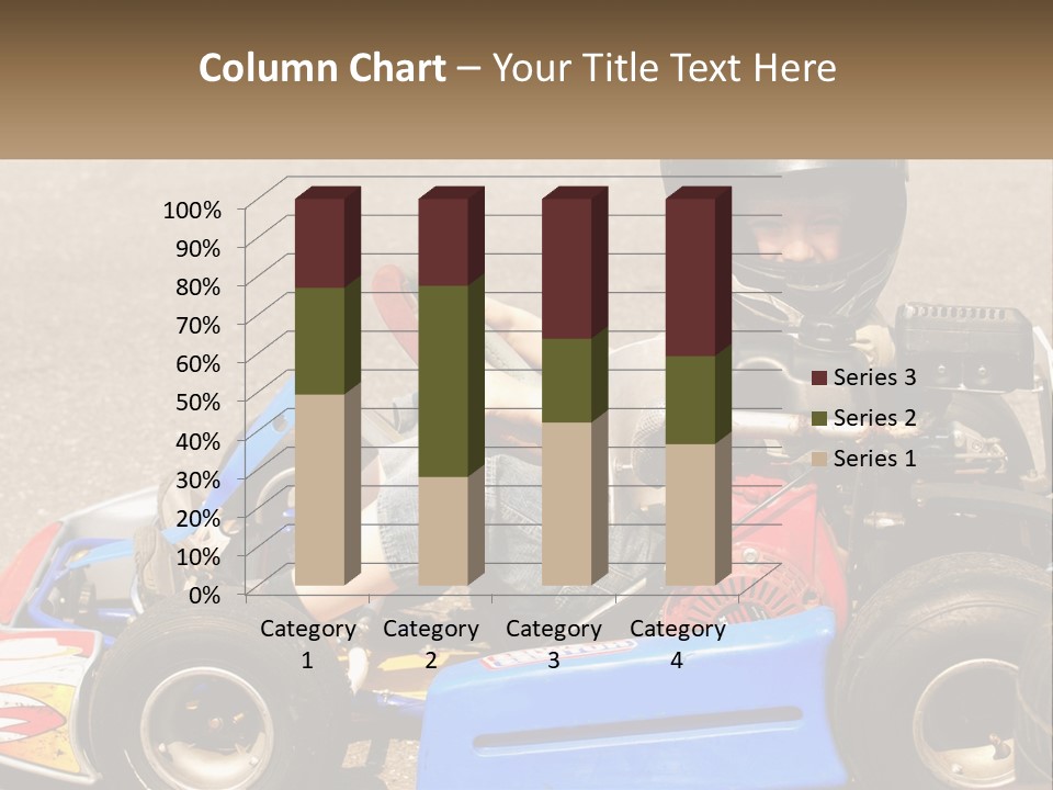 Helmet Ride Child PowerPoint Template