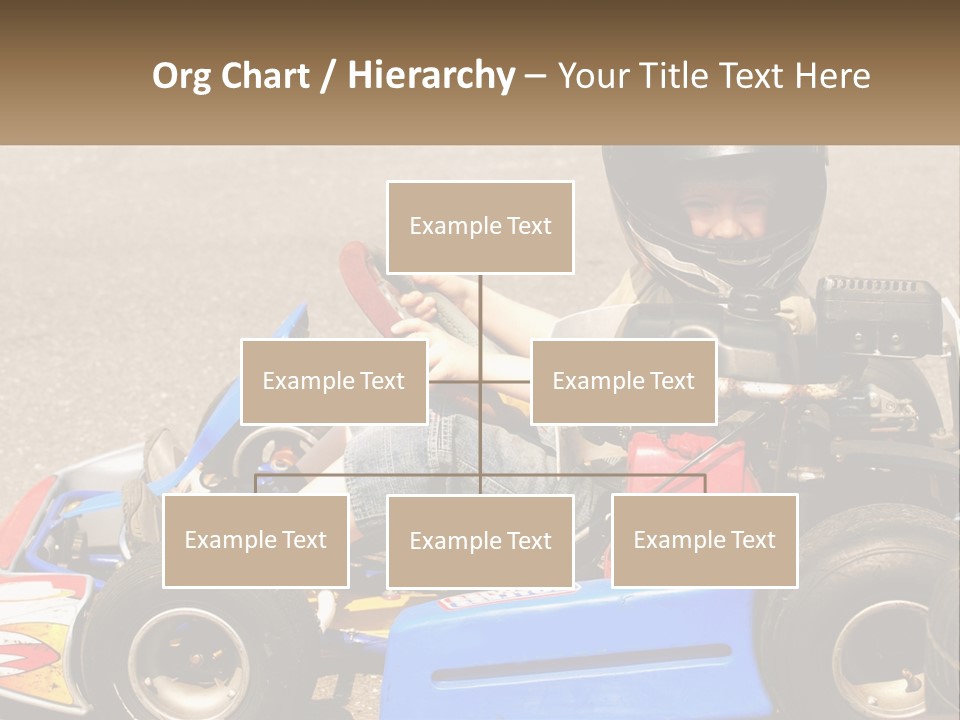 Helmet Ride Child PowerPoint Template