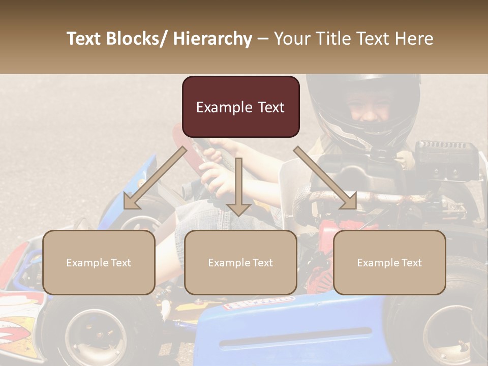 Helmet Ride Child PowerPoint Template