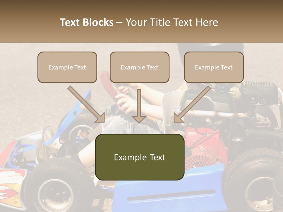 Helmet Ride Child PowerPoint Template