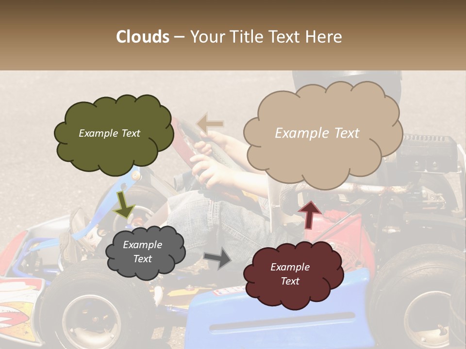 Helmet Ride Child PowerPoint Template