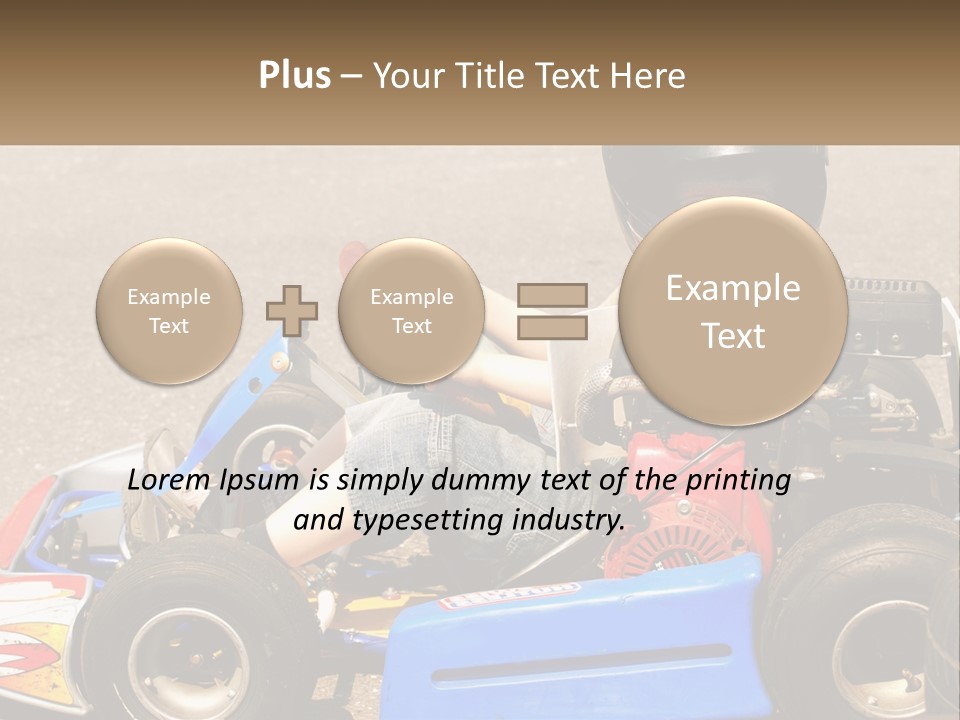 Helmet Ride Child PowerPoint Template