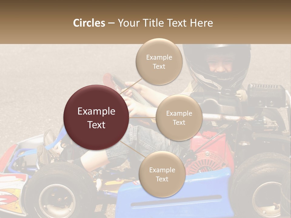 Helmet Ride Child PowerPoint Template