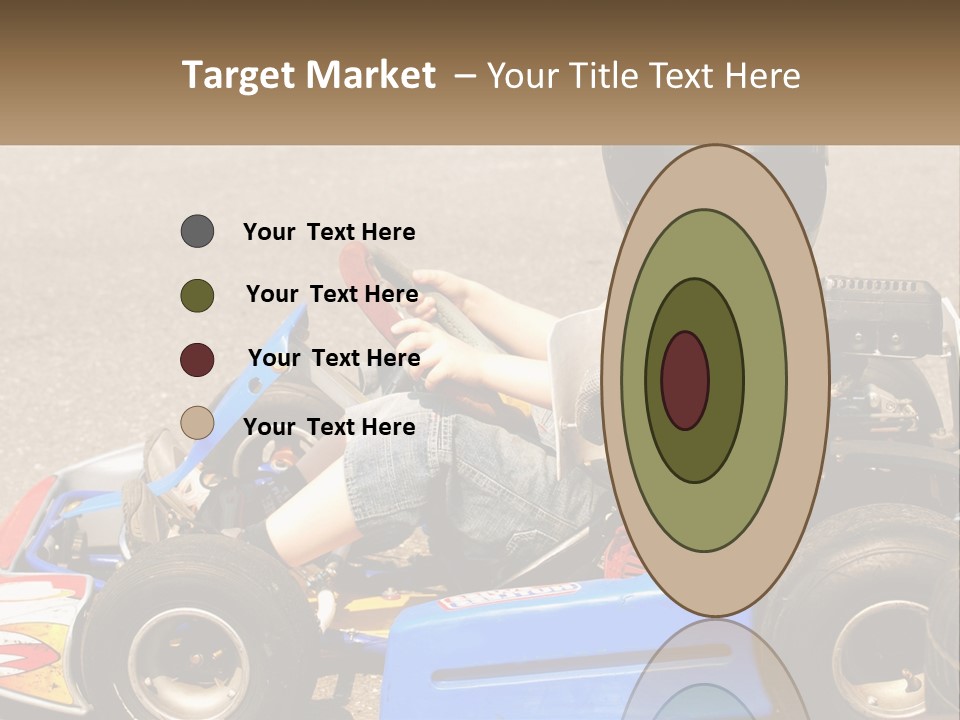 Helmet Ride Child PowerPoint Template