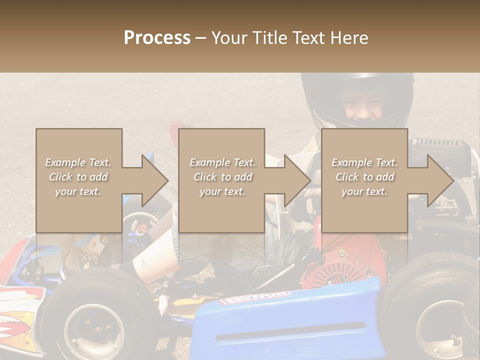 Helmet Ride Child PowerPoint Template
