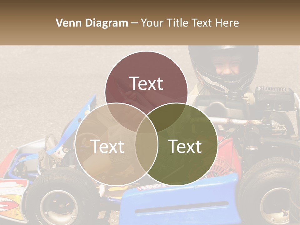 Helmet Ride Child PowerPoint Template