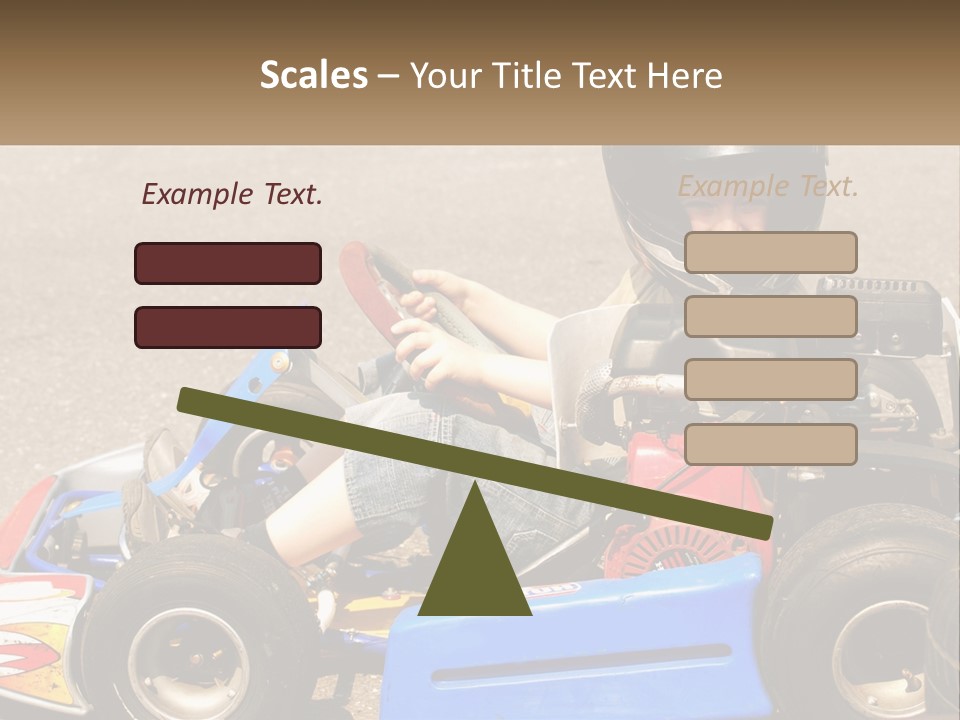 Helmet Ride Child PowerPoint Template