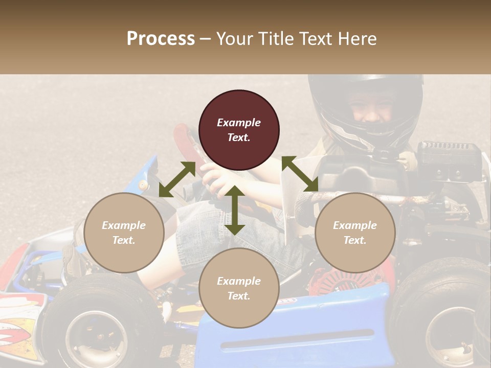 Helmet Ride Child PowerPoint Template