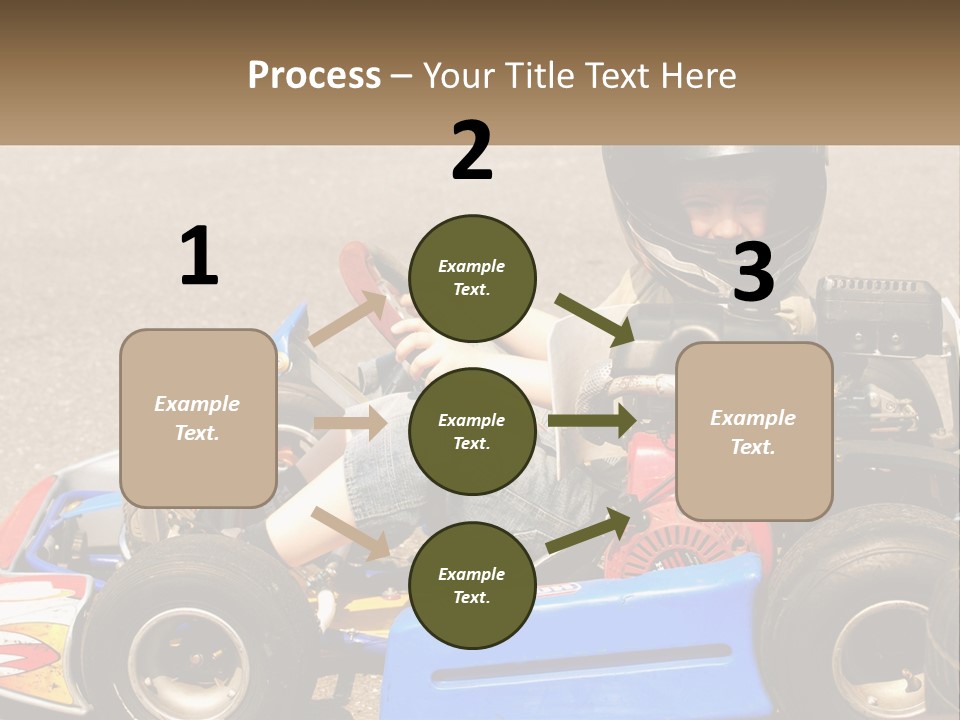 Helmet Ride Child PowerPoint Template