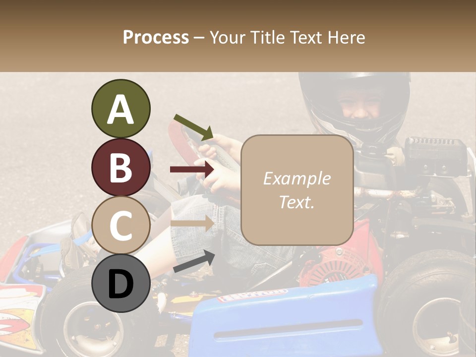 Helmet Ride Child PowerPoint Template