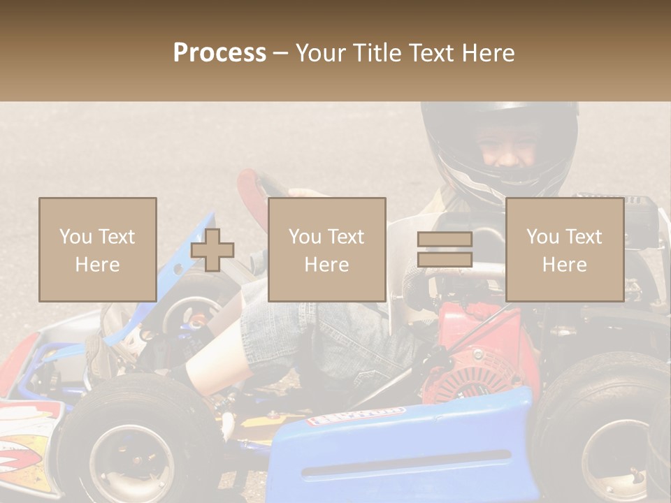 Helmet Ride Child PowerPoint Template