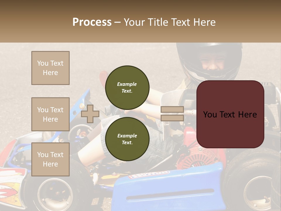 Helmet Ride Child PowerPoint Template