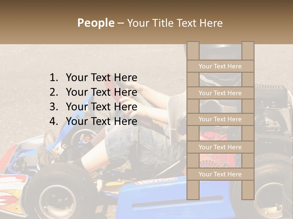 Helmet Ride Child PowerPoint Template