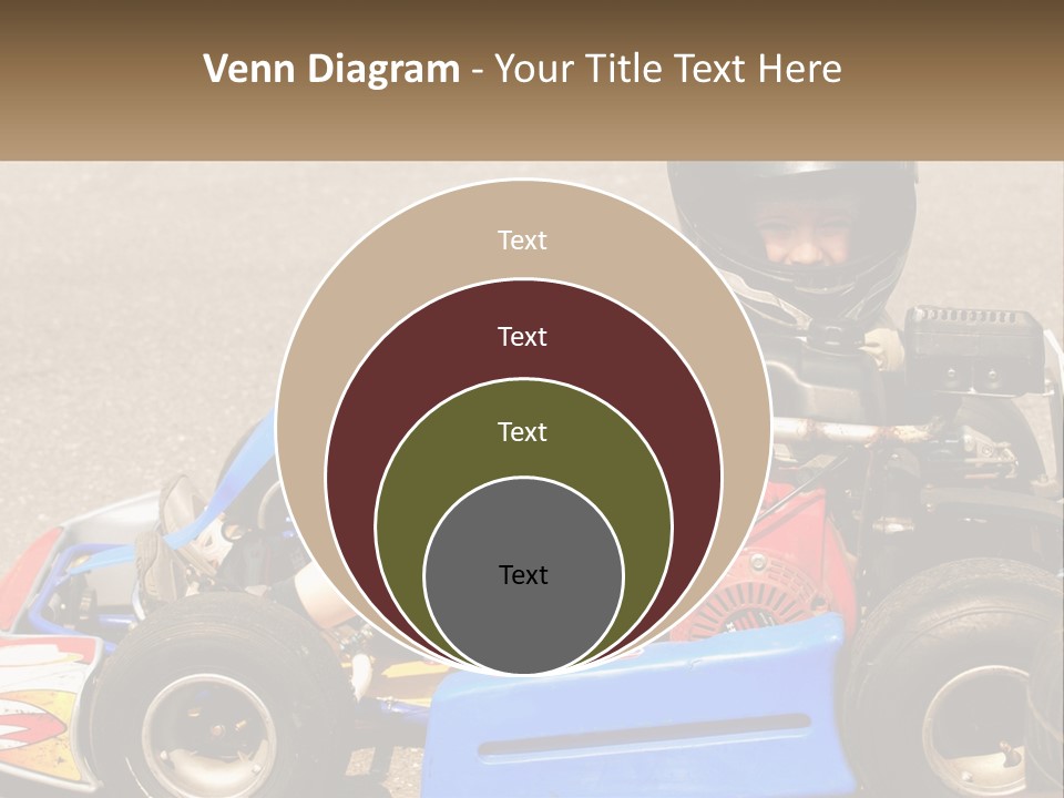 Helmet Ride Child PowerPoint Template