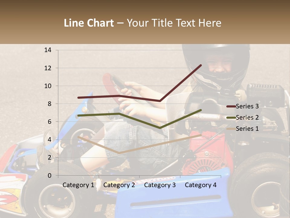 Helmet Ride Child PowerPoint Template