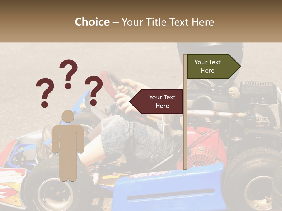 Helmet Ride Child PowerPoint Template