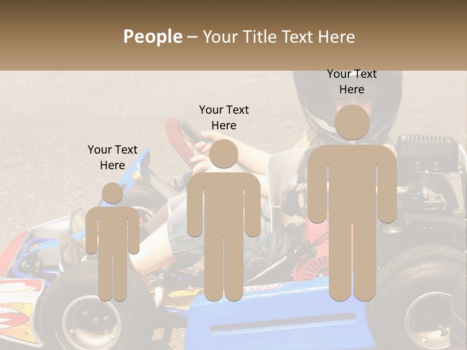 Helmet Ride Child PowerPoint Template