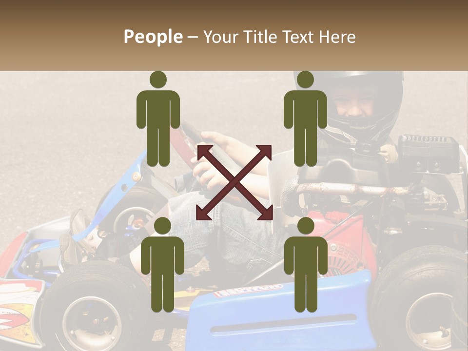 Helmet Ride Child PowerPoint Template