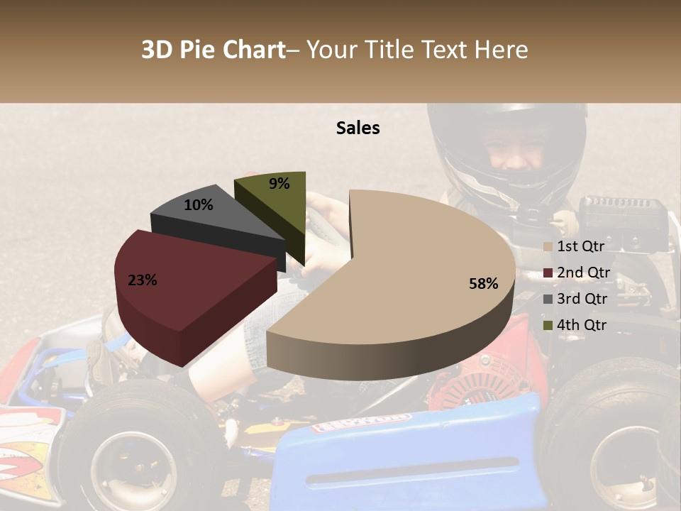 Helmet Ride Child PowerPoint Template