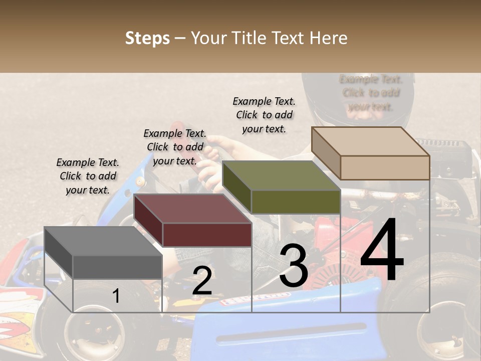 Helmet Ride Child PowerPoint Template