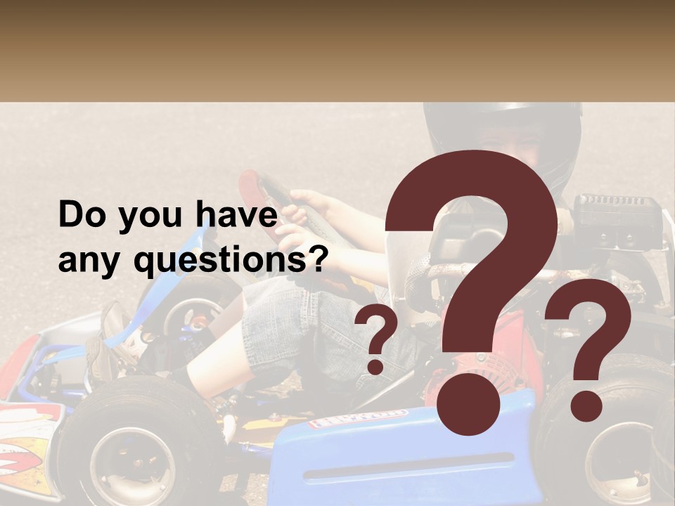 Helmet Ride Child PowerPoint Template