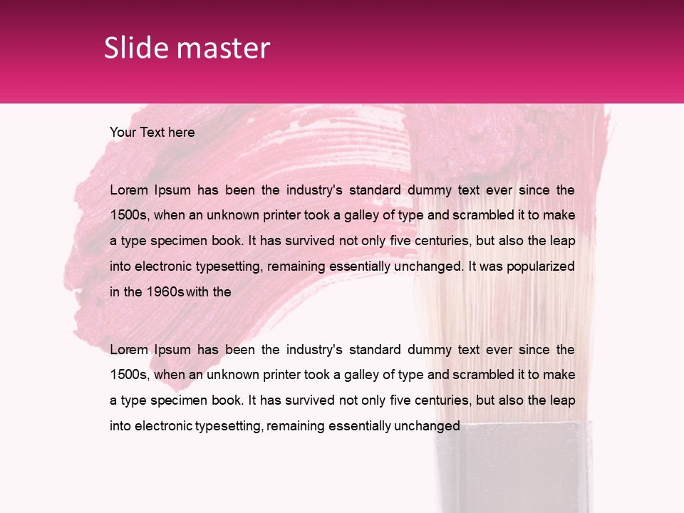 Professional White Sponge PowerPoint Template