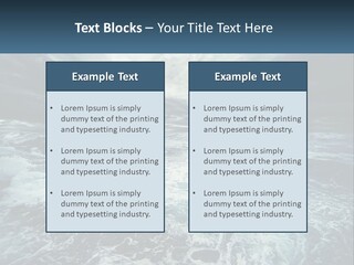 Wet Danger Ocean PowerPoint Template