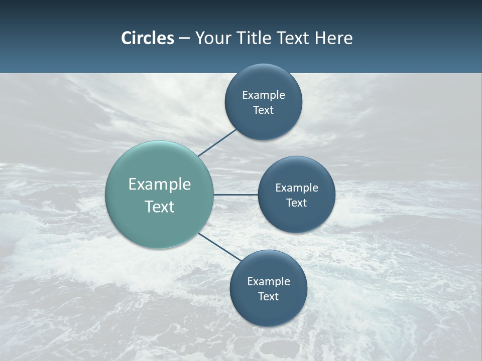 Wet Danger Ocean PowerPoint Template