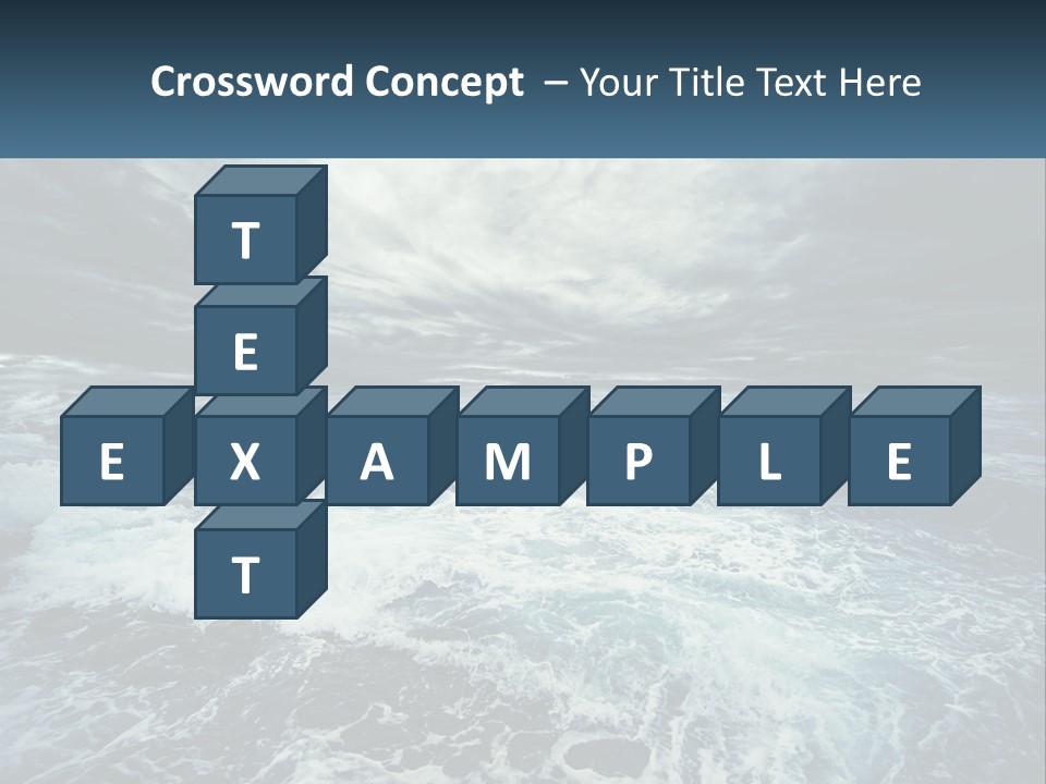 Wet Danger Ocean PowerPoint Template