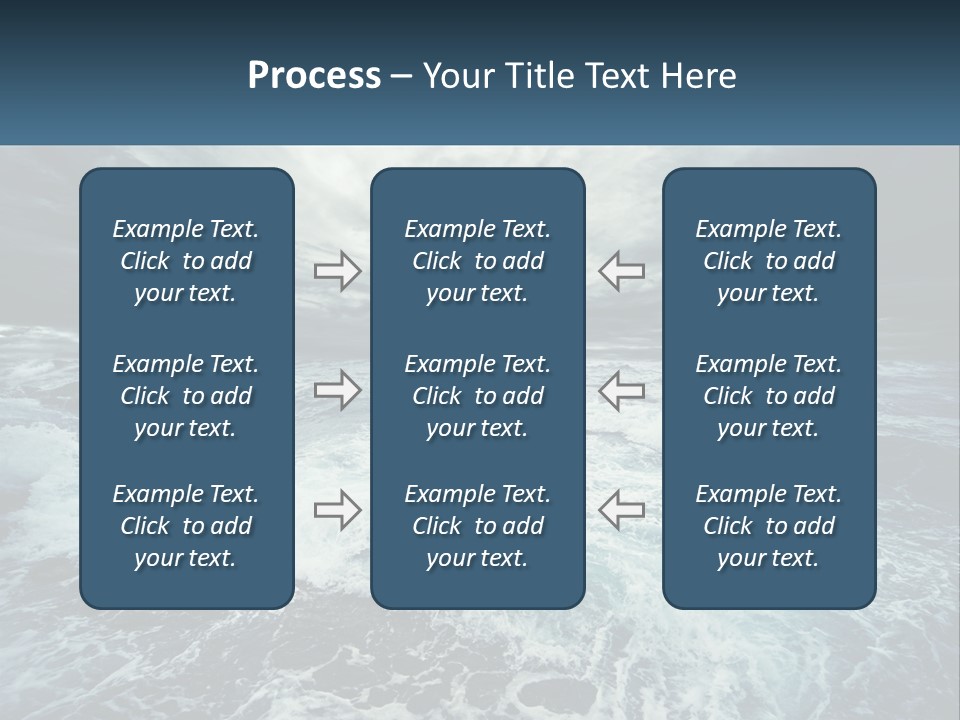Wet Danger Ocean PowerPoint Template