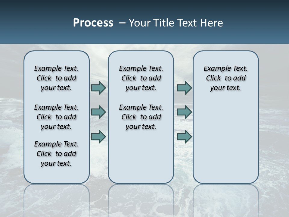 Wet Danger Ocean PowerPoint Template