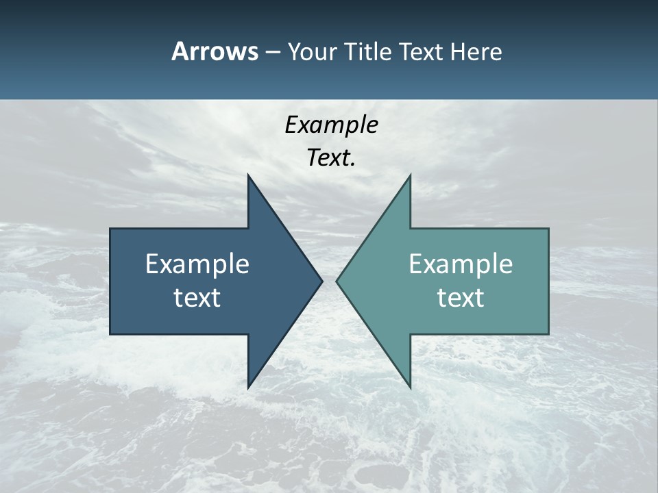 Wet Danger Ocean PowerPoint Template