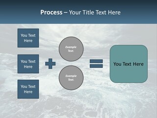 Wet Danger Ocean PowerPoint Template