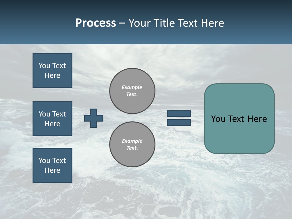 Wet Danger Ocean PowerPoint Template