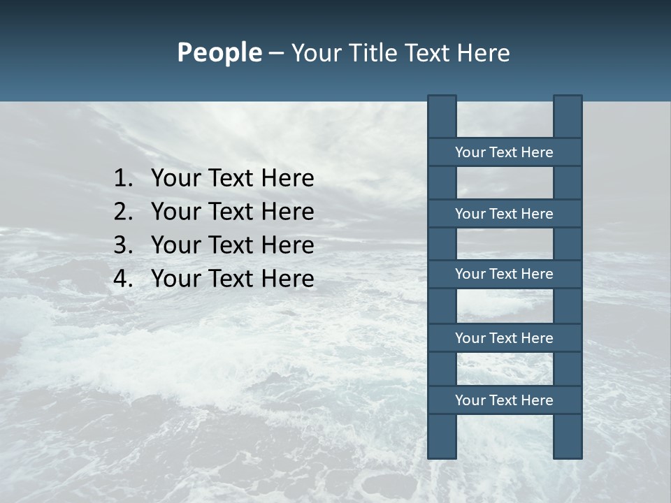 Wet Danger Ocean PowerPoint Template