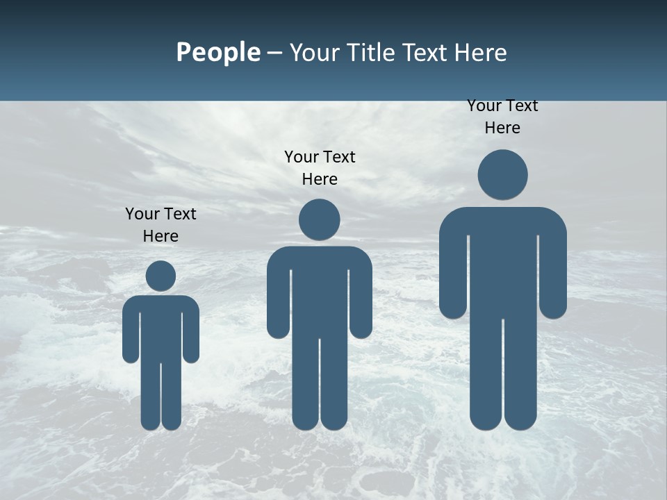 Wet Danger Ocean PowerPoint Template