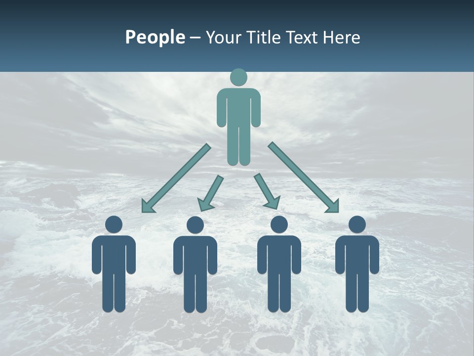 Wet Danger Ocean PowerPoint Template