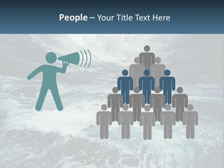 Wet Danger Ocean PowerPoint Template