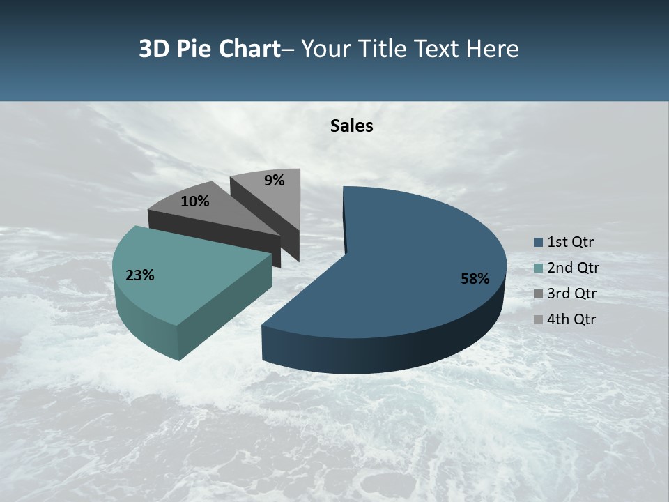 Wet Danger Ocean PowerPoint Template