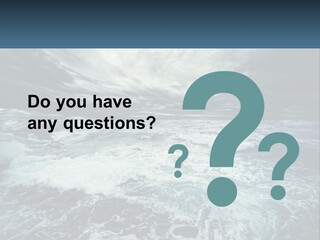 Wet Danger Ocean PowerPoint Template