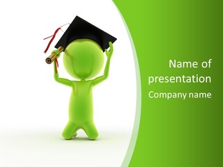 Diploma Element Graduation PowerPoint Template