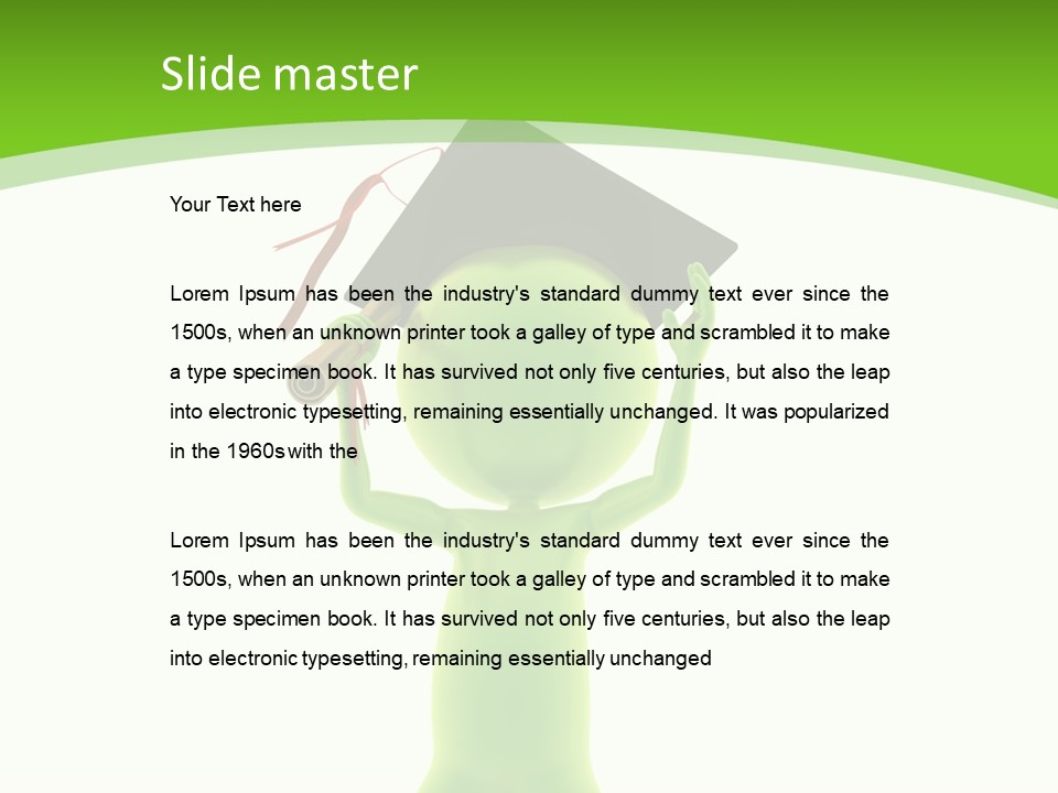 Diploma Element Graduation PowerPoint Template