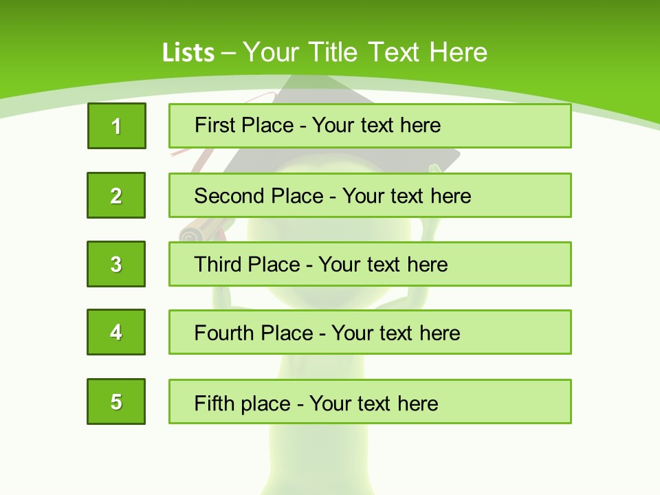 Diploma Element Graduation PowerPoint Template