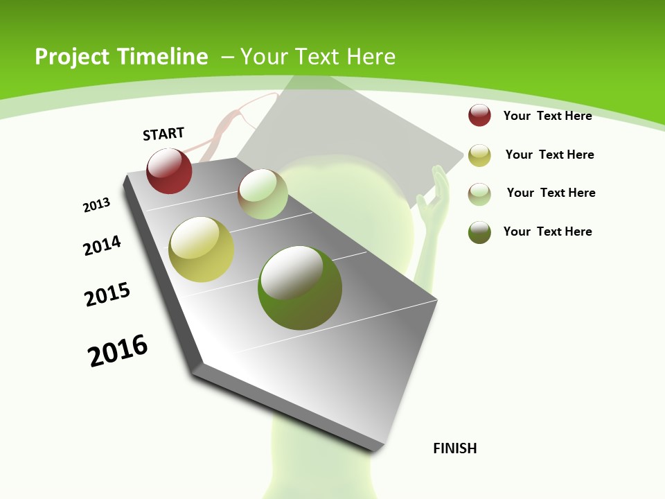 Diploma Element Graduation PowerPoint Template