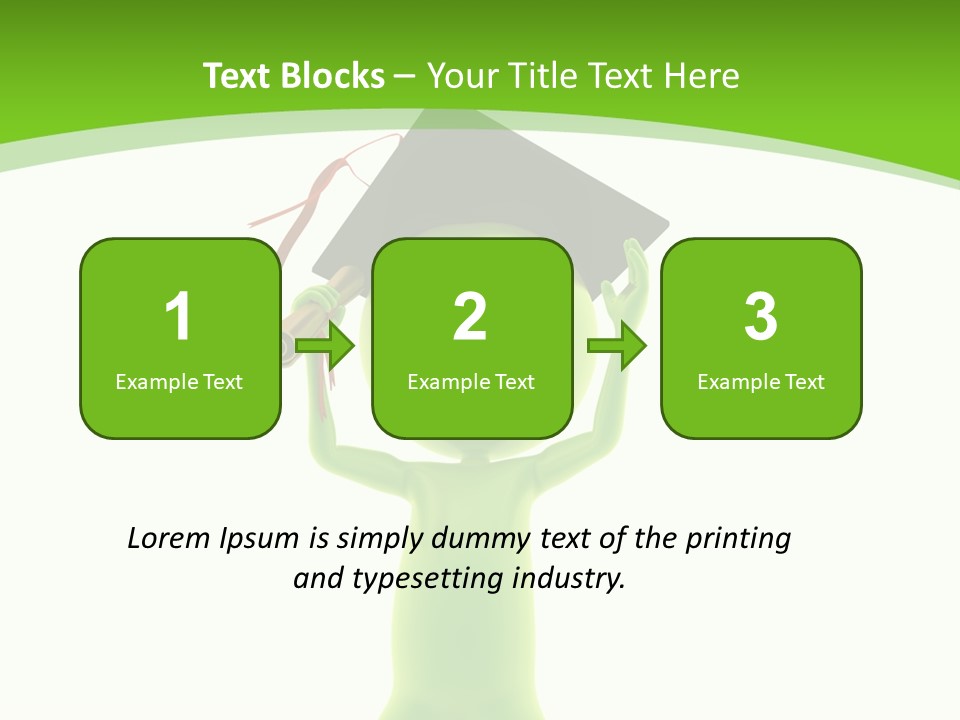 Diploma Element Graduation PowerPoint Template