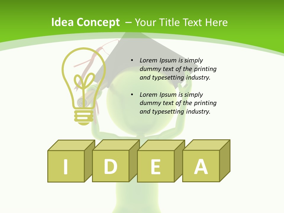 Diploma Element Graduation PowerPoint Template