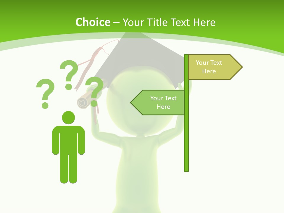 Diploma Element Graduation PowerPoint Template